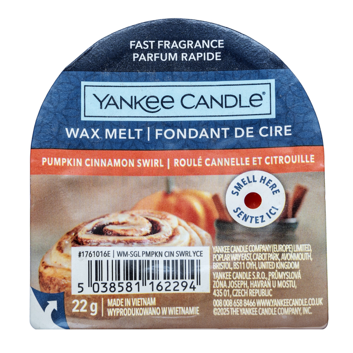 Yankee Candle Pumpkin Cinnamon Swirl 22 g