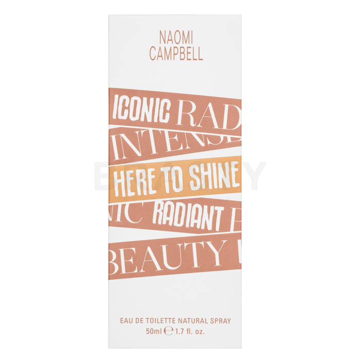 Naomi Campbell Here To Shine Eau de Toilette da donna 50 ml