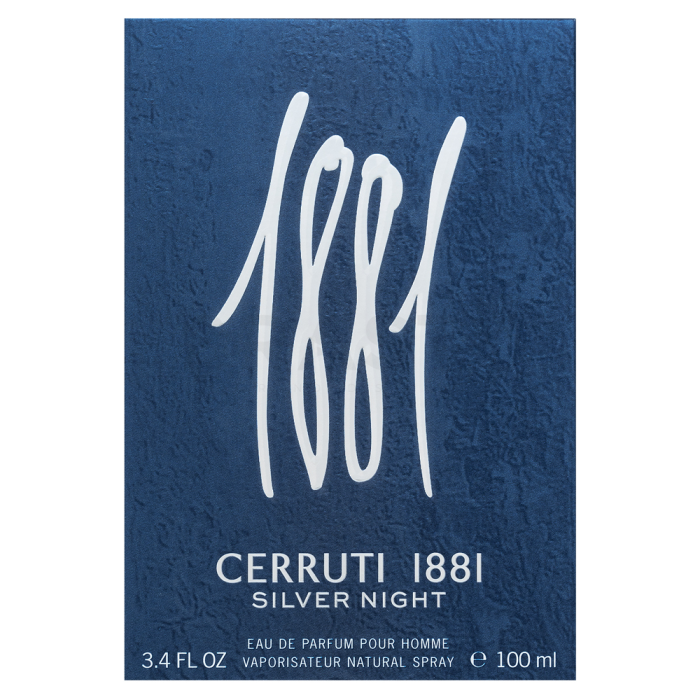 Cerruti 1881 Silver Night Eau de Parfum da uomo 100 ml