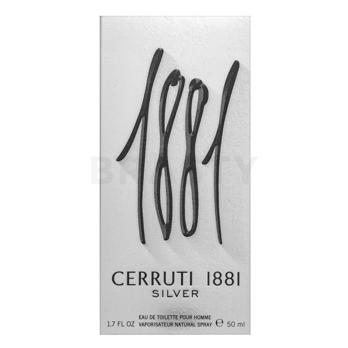 Cerruti 1881 Silver Eau de Toilette da uomo 50 ml