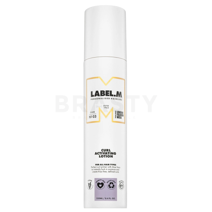 Label.M Curl Activating Lotion hajformázó krém göndör hajra 250 ml