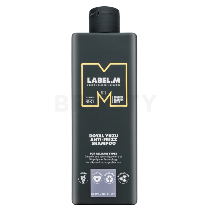 Label.M Royal Yuzu Anti-Frizz Shampoo Voedende Shampoo tegen kroezen 300 ml