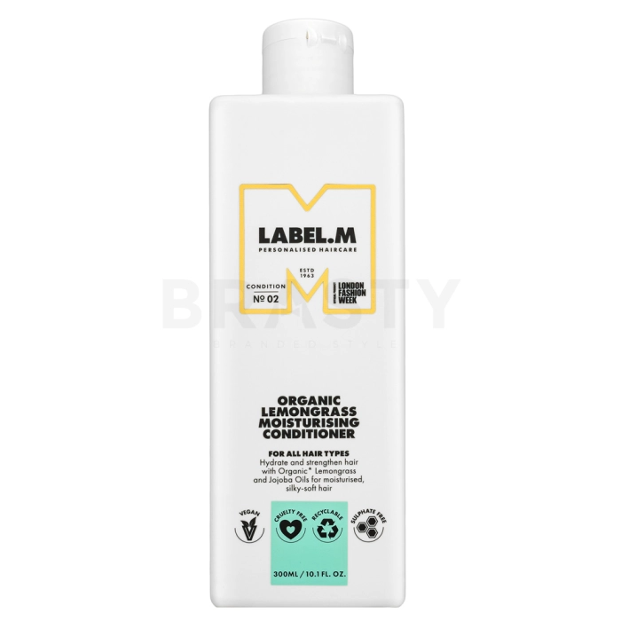 Label.M Organic Lemongrass Moisturising Conditioner regenerator za kosu za hidrataciju kose 300 ml