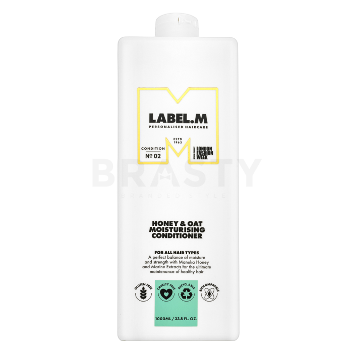 Label.M Honey & Oat Moisturising Conditioner Balzam za vlaženje las 1000 ml