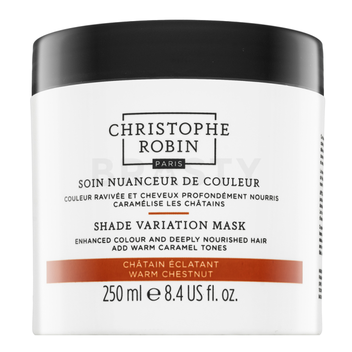 Christophe Robin Shade Variation Mask voedend masker met kleurpigmenten om lichte en middenbruine tinten te doen opleven Warm Chestnut 250 ml