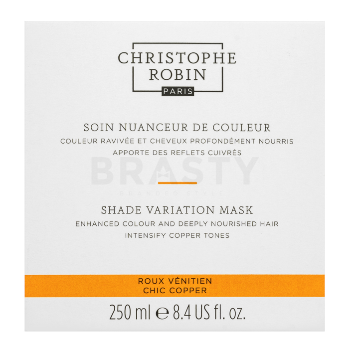 Christophe Robin Shade Variation Mask voedend masker met kleurpigmenten om koperen tinten te doen herleven Chic Copper 250 ml