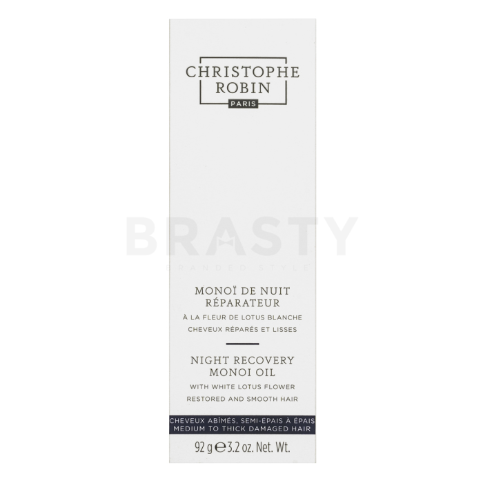 Christophe Robin Night Recovery Monoi Oil pielęgnacja olejkowa na noc o działaniu regenerującym 92 g