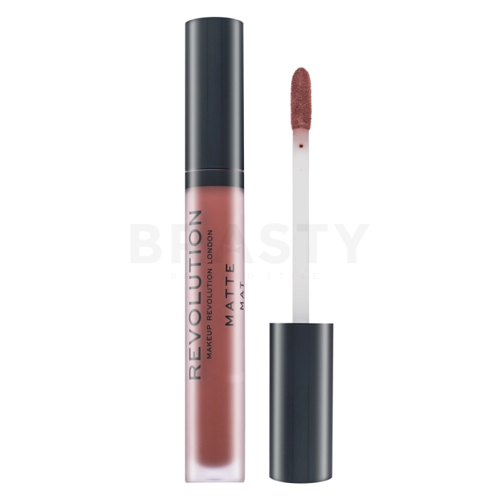 Makeup Revolution Matte Lipstick dolgo obstojna šminka za mat učinek 124 Gone Rogue 3 ml