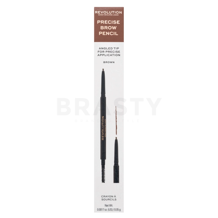 Makeup Revolution Brow Precise Brow Precise wenkbrauwpotlood Light Brown 0,05 g