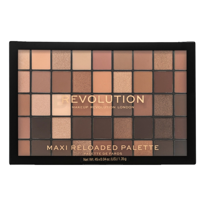 Makeup Revolution Maxi Re-Loaded Nudes oogschaduw palet 60,75 g