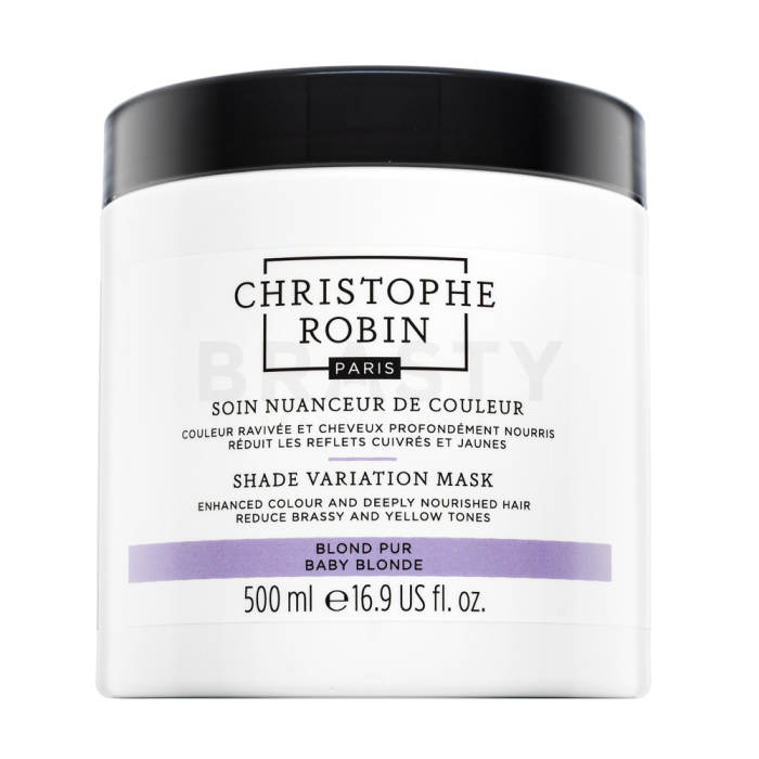 Christophe Robin Shade Variation Mask voedend masker met kleurpigmenten voor blond haar Baby Blonde 500 ml