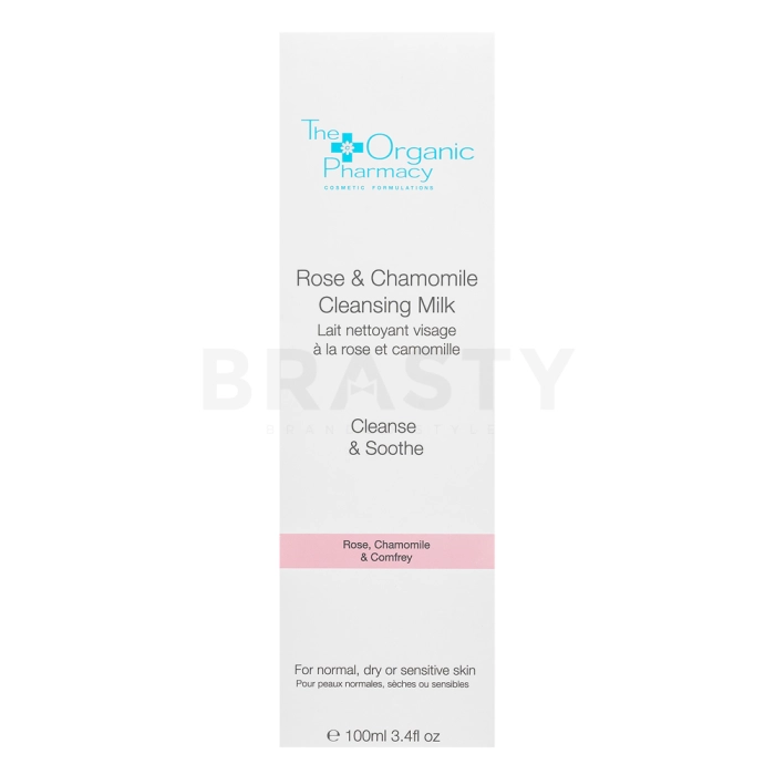 The Organic Pharmacy Rose And Chamomile Cleansing Milk čistiace mlieko pre citlivú pleť 100 ml