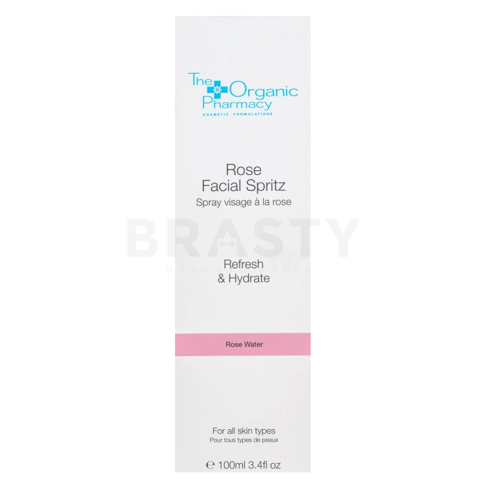 The Organic Pharmacy Rose Facial Spritz zklidňující tonikum 100 ml