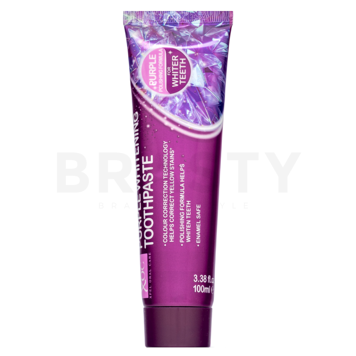 XOC Purple Whitening паста за зъби + четка за зъби Toothpaste + Bamboo Toothbrush 100 ml