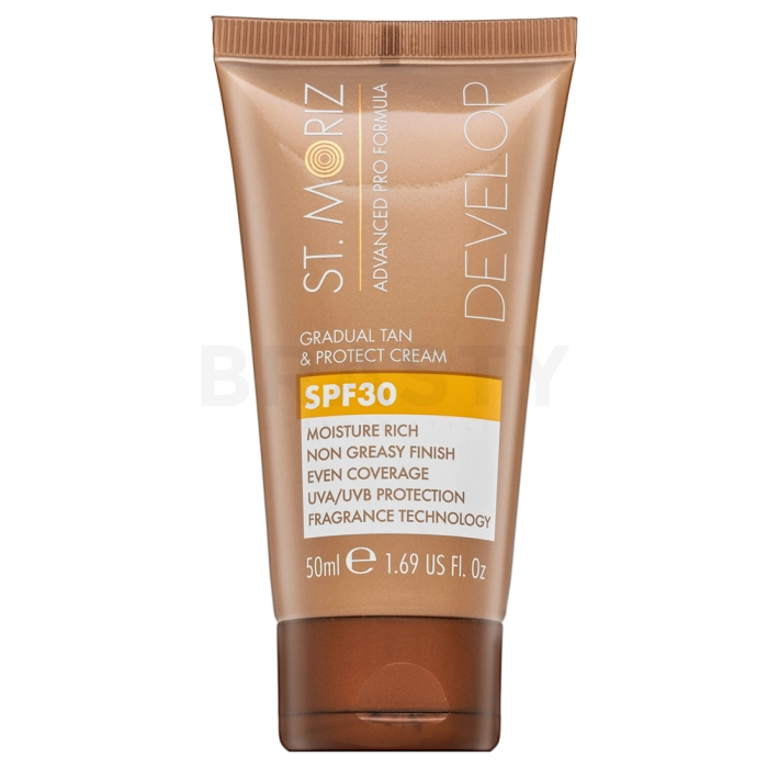 St.Moriz Gradual Tan & Protect Cream SPF30 barnító krém 50 ml