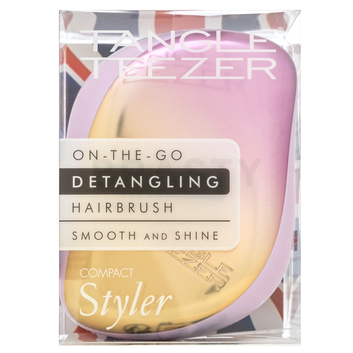 Tangle Teezer Compact Styler Lilac-Yellow hajkefe könnyed kifésülhetőségért