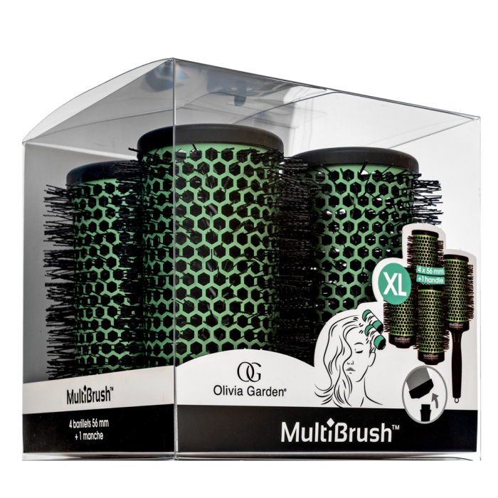 Olivia Garden MultiBrush Set 4 x 56 mm haarborstel