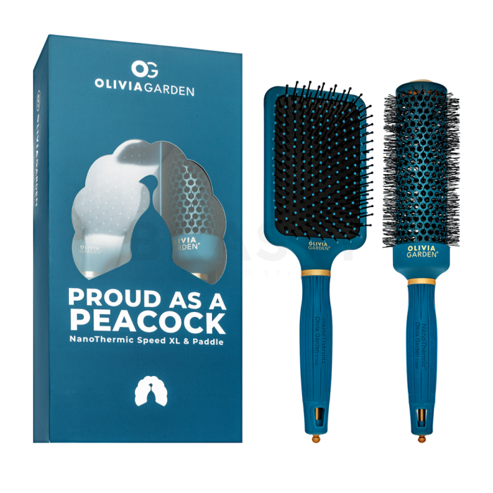 Olivia Garden Peacock Brush Set borstelset voor haar