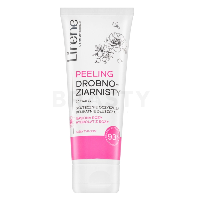 Lirene Cleansing Care Rose Face Peeling Exfoliant pentru toate tipurile de piele 75 ml