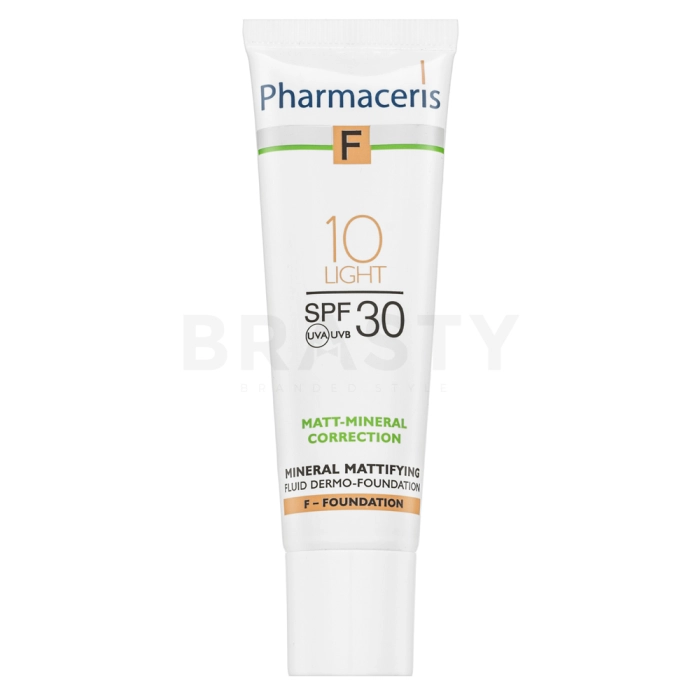 Pharmaceris F Mineral Dermo-Foundation SPF30 Light szépítő fluid az egységes és világosabb arcbőrre 30 ml