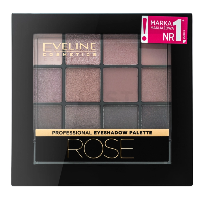 Eveline Eyeshadow Palette paleta sjenila Rose 12 g