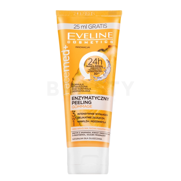Eveline FaceMed+ krema za piling Enzymatic Peeling Gommage 3 in 1 75 ml
