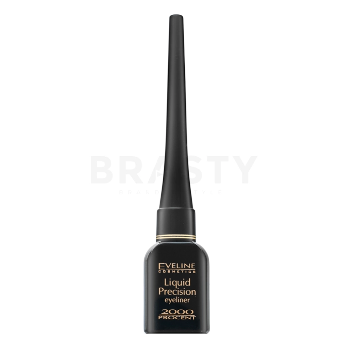 Eveline Liquid Precision Eyeliner 2000 Procent eyeliner liquidi Black 4 ml