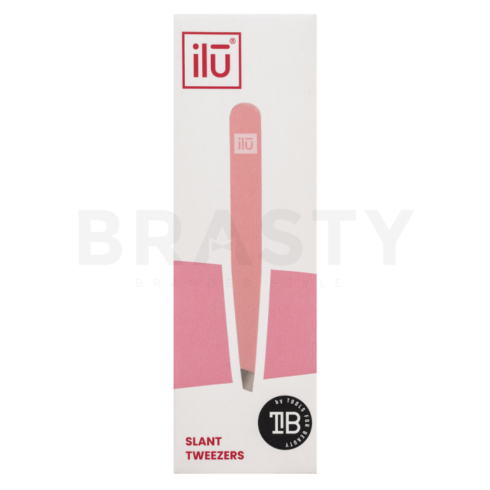Ilu Slant Tweezers Pinzette Pink