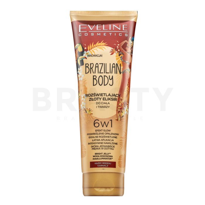Eveline vyživující krém Brazilian Body Toning Cream for Radiance and Hydration 100 ml