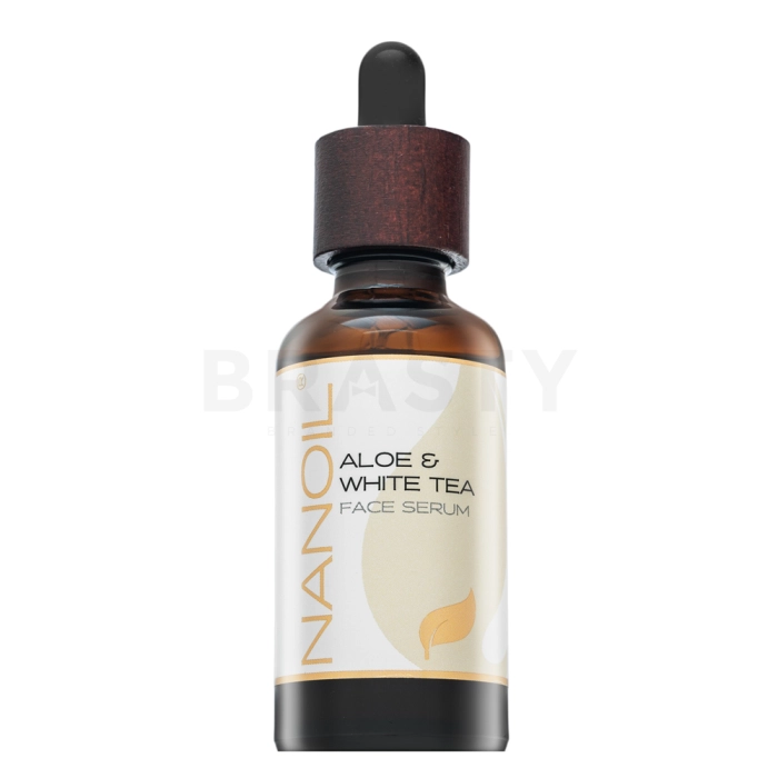 Nanoil Aloe & White Tea Face Serum озаряващ серум с овлажняващо действие 50 ml