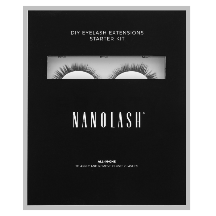 Nanolash DIY Eyelash Extensions Starter Kit Set zur Wimpernverlängerung für zu Hause Harmony