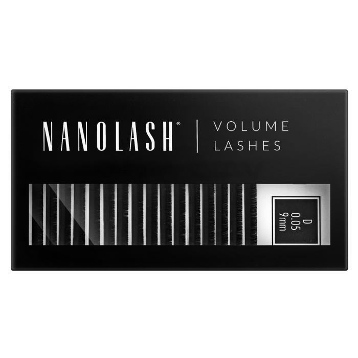 Nanolash Volume Lashes 0.05 D künstliche Wimpern 9 mm