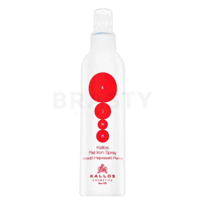 Kallos Flat Iron Spray styling spray voor warmtebehandeling van haar 200 ml