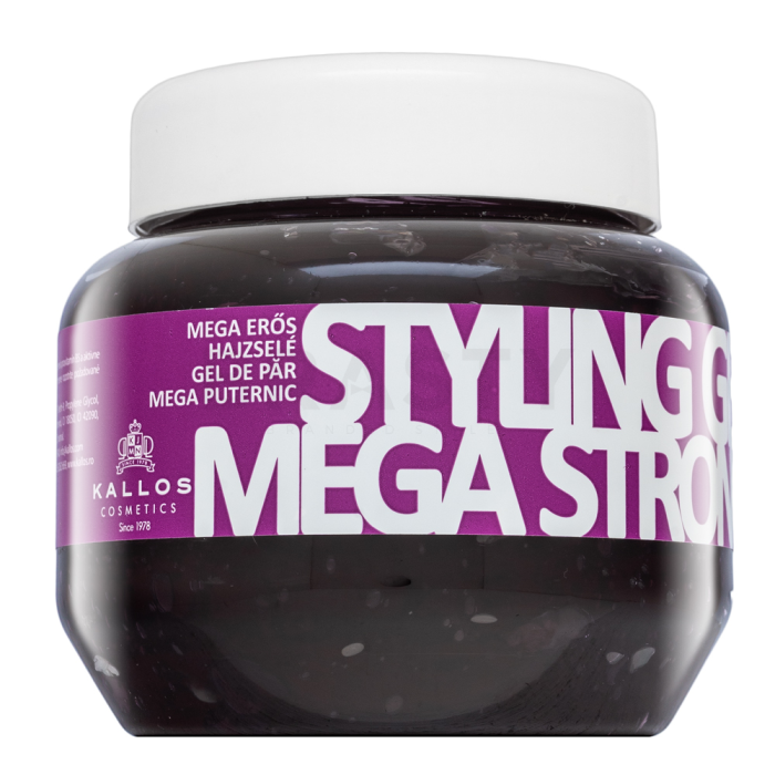 Kallos Styling Gel Mega Strong gel na vlasy pro ultra silnou fixaci 275 ml