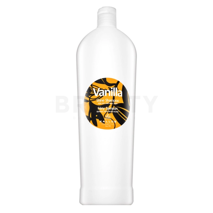 Kallos Vanilla Shine Shampoo Voedende Shampoo voor zacht en glanzend haar 1000 ml