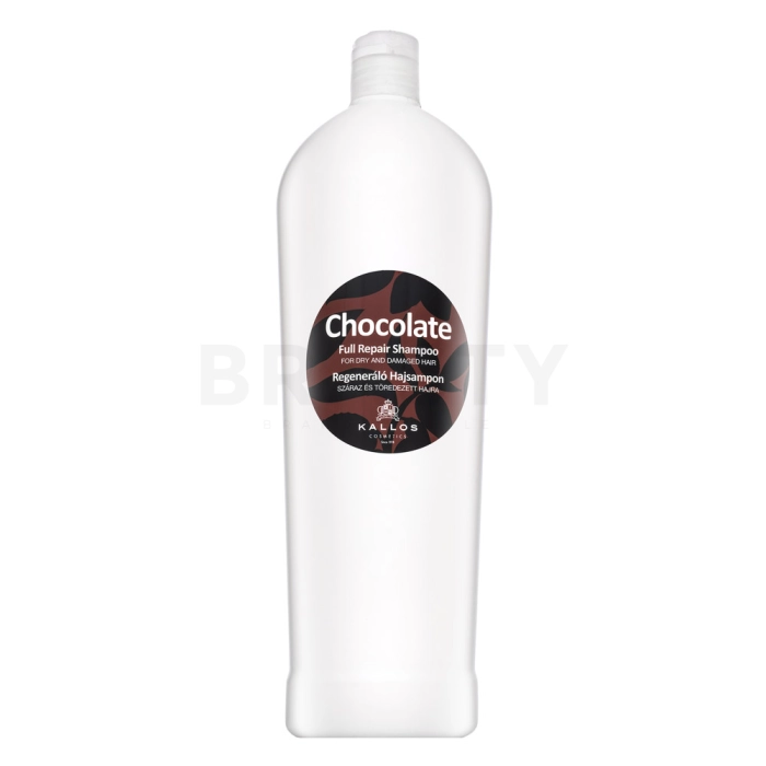 Kallos Chocolate Full Repair Shampoo versterkende shampoo voor zeer beschadigd haar 1000 ml