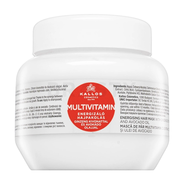 Kallos Multivitamin Energising Hair Mask nourishing hair mask 275 ml