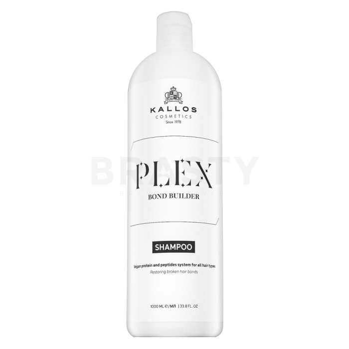 Kallos Plex Bond Builder Shampoo versterkende shampoo voor droog en beschadigd haar 1000 ml