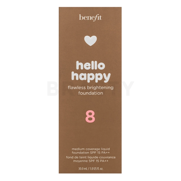 Benefit Hello Happy Flawless Brightening Foundation podkład - fluid SPF 15 08 30 ml