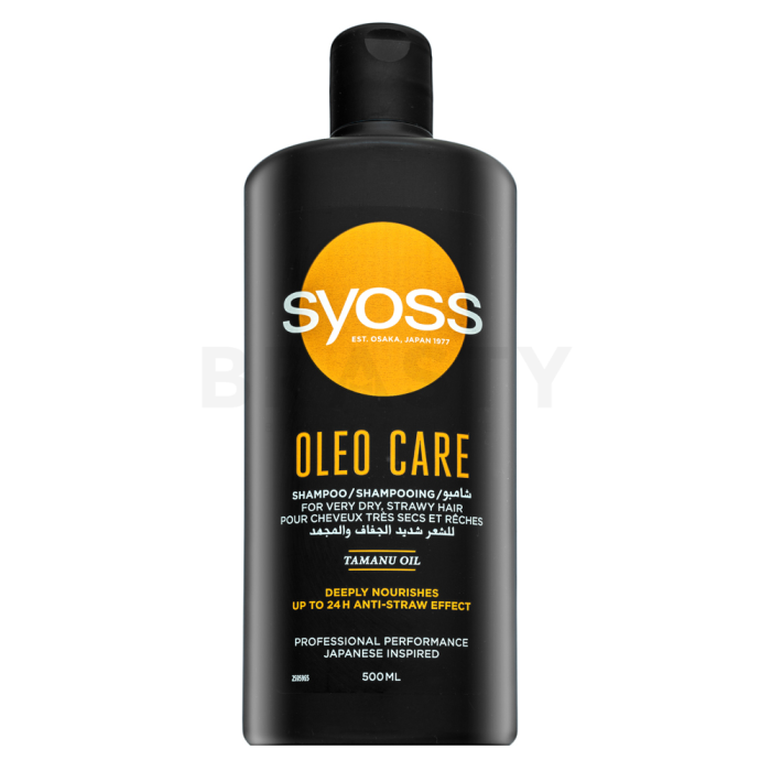 Syoss Oleo Care Shampoo negovalni šampon za vse vrste las 500 ml
