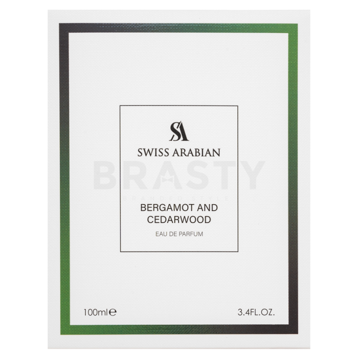 Swiss Arabian Bergamot and Cedarwood parfémovaná voda pro muže 100 ml