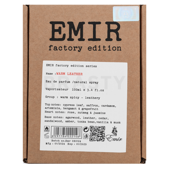 Emir Warm Leather Factory Edition Eau de Parfum unisex 100 ml