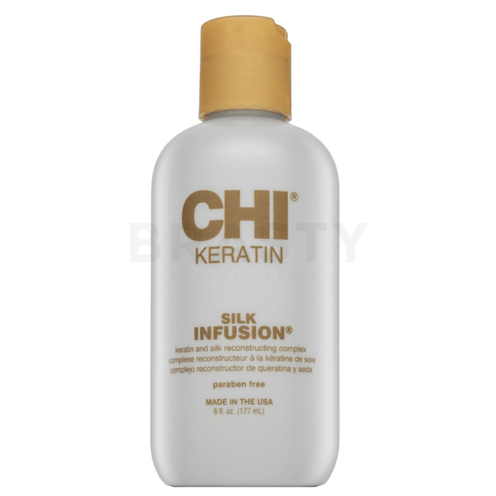 CHI Keratin Silk Infusion hajkúra durva és rakoncátlan hajra 177 ml