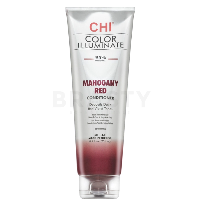 CHI Ionic Color Illuminate Conditioner tonizáló kondicionáló hajszín élénkítésére Mahogany Red 251 ml