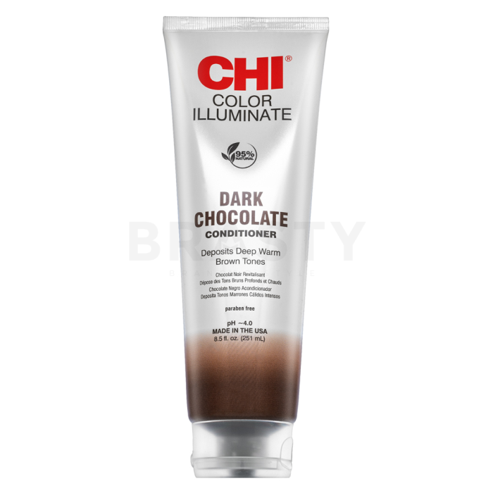 CHI Ionic Color Illuminate Conditioner tonizáló kondicionáló hajszín élénkítésére Dark Chocolate 251 ml