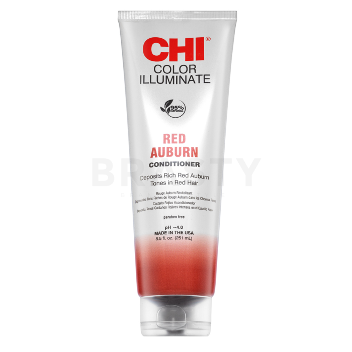CHI Ionic Color Illuminate Conditioner tonizáló kondicionáló hajszín élénkítésére Red Auburn 251 ml