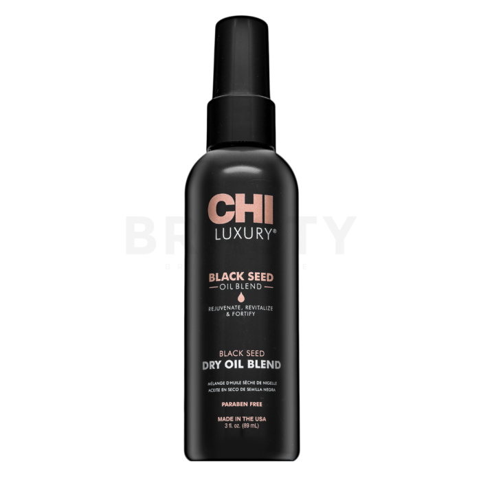 CHI Luxury Black Seed Oil Black Seed Dry Oil ulei de netezire pentru toate tipurile de păr 89 ml