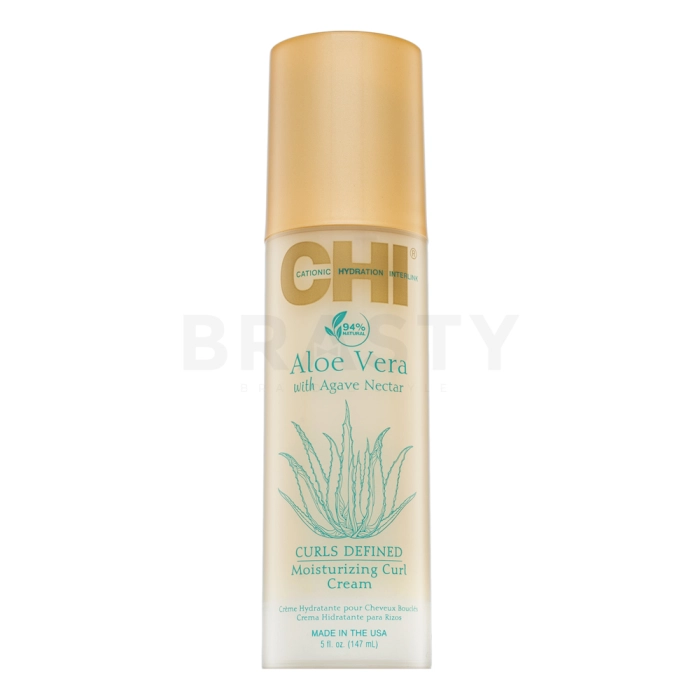 CHI Aloe Vera Curls Defined Moisturizing Curl Cream hajformázó krém tökéletes hullámokért 147 ml