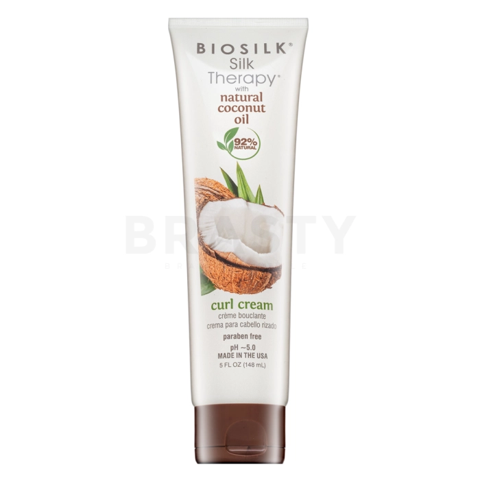 BioSilk Silk Therapy Curl Cream Stylingcreme für definierte Locken 148 ml