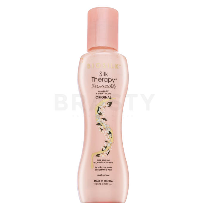 BioSilk Silk Therapy Irresistible Original Pflege ohne Spülung für Schutz und Glanz des Haares 67 ml